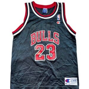 Vintage ‎ 1990's Champion Michael Jordan 23 Youth XL Chicago Bulls Jersey NBA
